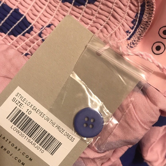 Lazy Oaf X Studio Arhoj Eyes On The Prize Dress - Picture 5 of 6